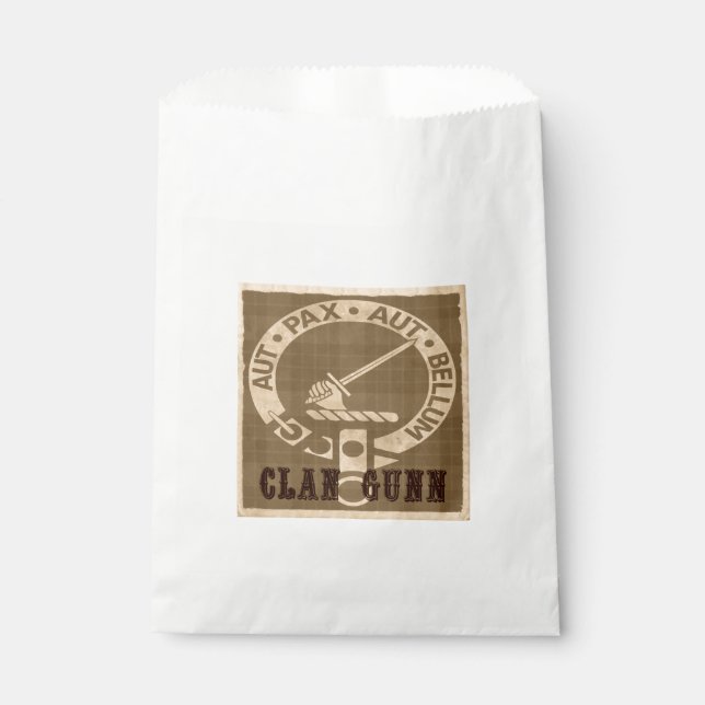 Bolsa De Papel Clan Gunn Sepia (Anverso)