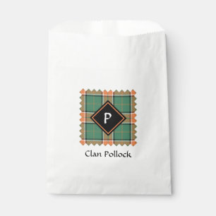 Bolsa De Papel Clan Pollock Tartan Favor Bag