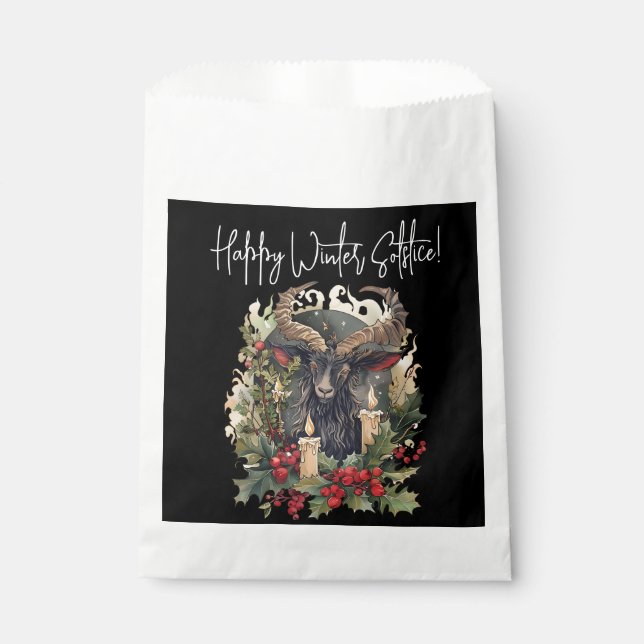 Bolsa De Papel Clásico Goat Yule (Anverso)
