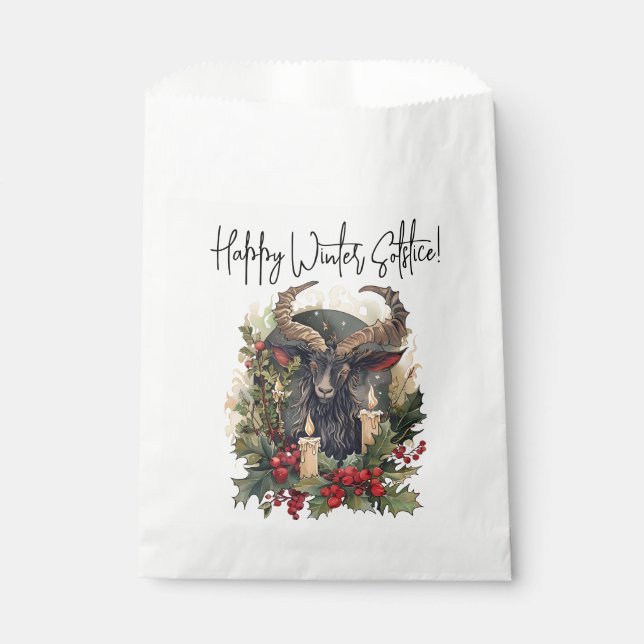 Bolsa De Papel Clásico Goat Yule (Anverso)