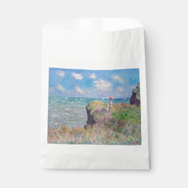 Bolsa De Papel Claude Monet - Camino acantilado en Pourville (Anverso)