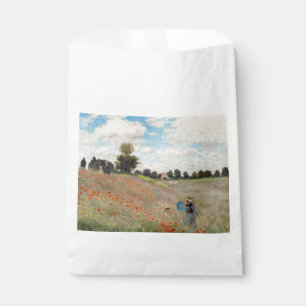 Bolsa De Papel Claude Monet - Campo de amapola