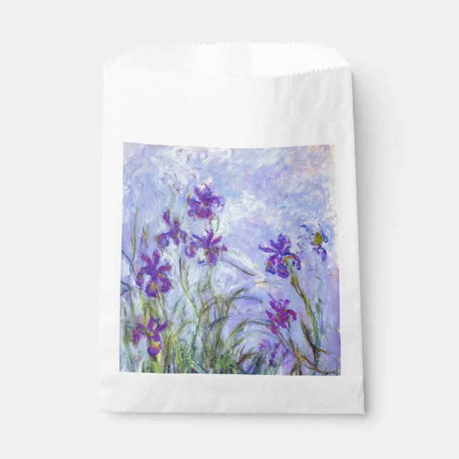 Bolsa De Papel Claude Monet - Lilac Irises / Iris Mauves (Anverso)