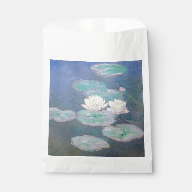 Bolsa De Papel Claude Monet - Lilies de agua, efecto nocturno (Anverso)