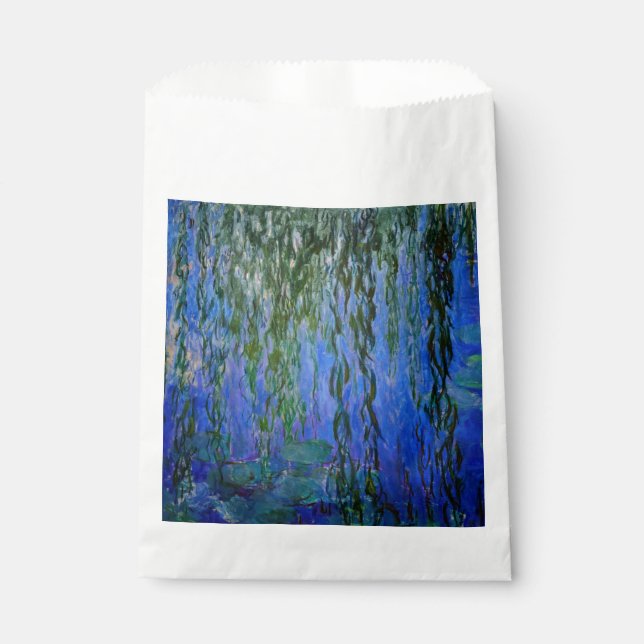 Bolsa De Papel Claude Monet - Lilis de agua con sauce lloroso (Anverso)