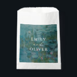 Bolsa De Papel Claude Monet Water Lilies Boda<br><div class="desc">Bolsas de favoritas de bodas con pintura de Claude Monet Water Lilies.</div>