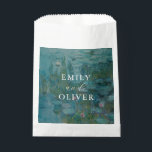 Bolsa De Papel Claude Monet Water Lilies Boda<br><div class="desc">Bolsas de favoritas de bodas con pintura de Claude Monet Water Lilies.</div>