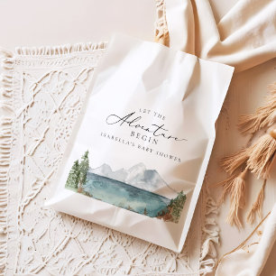 Bolsa De Papel CLOVER Mountain Lake Adventure Baby Shower