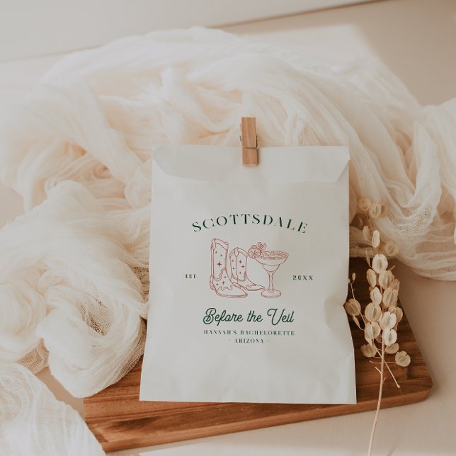 Bolsa De Papel Club Campestre Desert Cowgirl | Bachelorette (Subido por el creador)