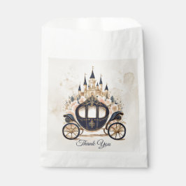 Bolsa De Papel Coche de Cuento de Hadas y Castillo