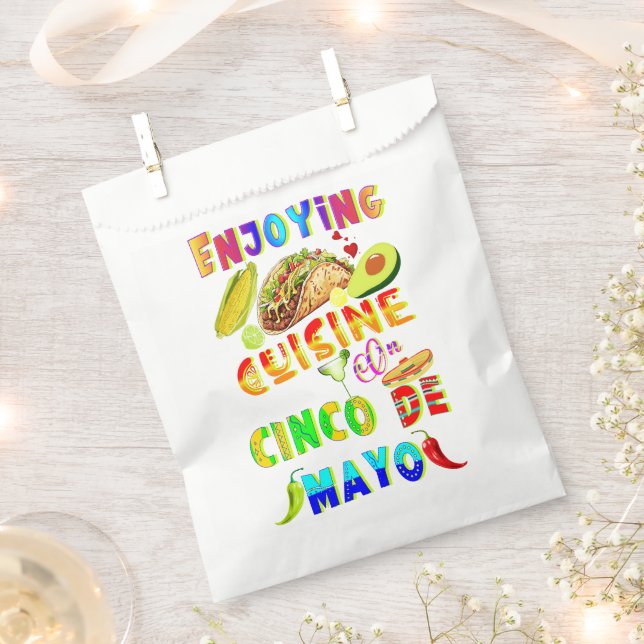 Bolsa De Papel Cocina De Cinco De Mayo (Cortado)