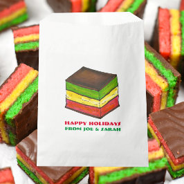 Bolsa De Papel Cocina italiana de arcoiris 7 Navidades de capa