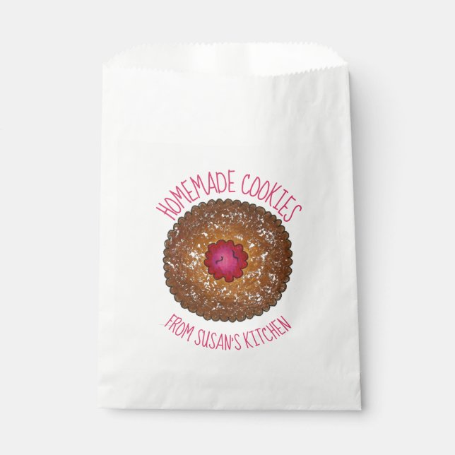 Bolsa De Papel Cocinas caseras de Raspberry Linzer Torte, hornead (Anverso)