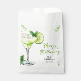 Bolsa De Papel Cocktail Margs and Matrimony Bridal Shower