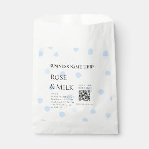 Bolsa De Papel Código QR de negocio de jabón artesanal de leche d