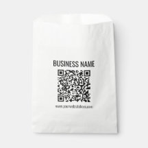 Código QR personalizable y nombre de la empresa