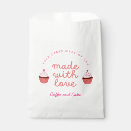 Bolsa De Papel Coffee and Cake Made with love Cupcake