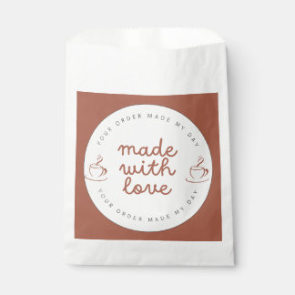 Bolsa De Papel Coffee & Cake Shop Brown