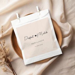 Bolsa De Papel ¡Coincidencia perfecta! Rubor-marrón claro, elegan
