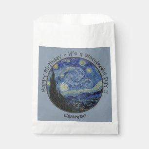 Bolsa De Papel colección de artículos de Van Gogh The Starry Nigh