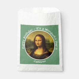 Bolsa De Papel Colección Fiesta Leonardo da Vinci Mona Lisa