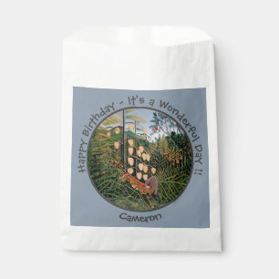 Bolsa De Papel Colección Henri Rousseau Tiger & Bull Fiesta Items