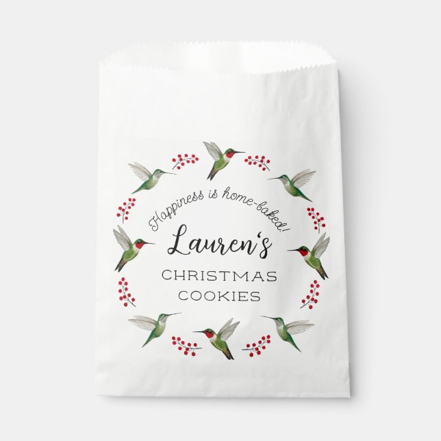 Bolsa De Papel Colibrí personalizado   (Anverso)