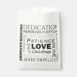 Bolsa De Papel Collage motivador de Word