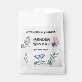 Bolsa De Papel Color acuático rosa o azul