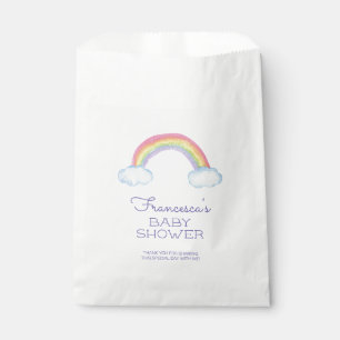 Bolsa De Papel Color de agua dulce arcoiris Baby Shower