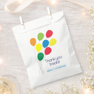 Bolsa De Papel Colorida fiesta de cumpleaños de un niño de los gl