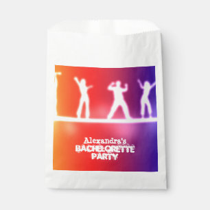 Bolsa De Papel Colorida fiesta de soltera con bailes de neón