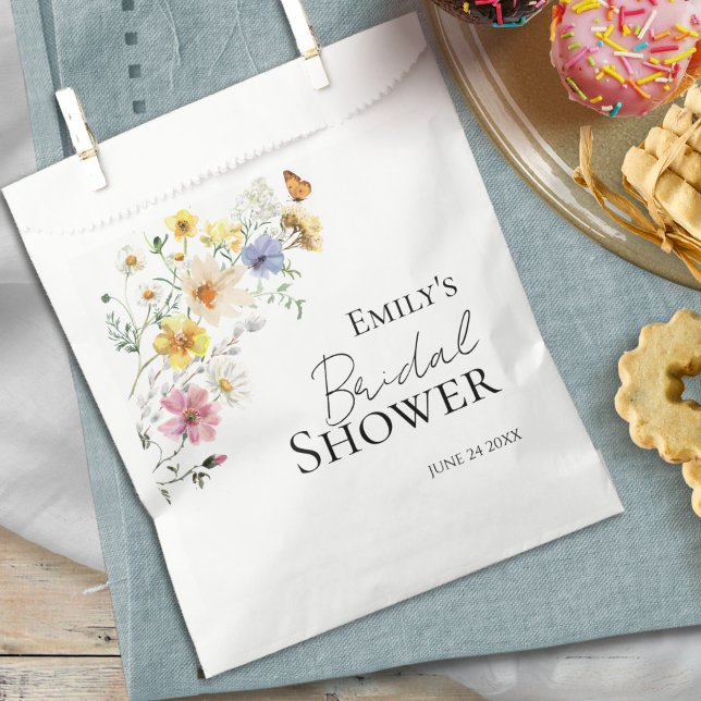 Bolsa De Papel Colorido Boho Bridal Shower (Subido por el creador)
