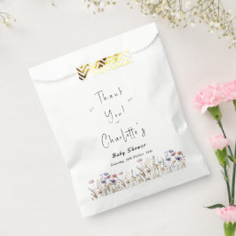 Bolsa De Papel Coloroso Baby Shower de Flor Silvestre