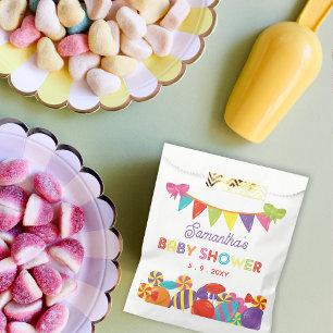 Bolsa De Papel Colorous Sweet Fun Candy Theme Baby Shower