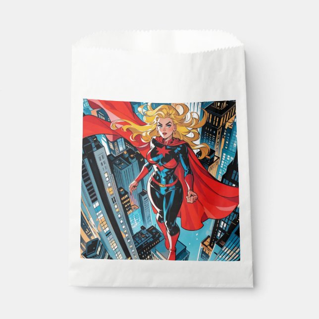 Bolsa De Papel Cómics americanos, superhéroe de los cómics americ (Anverso)