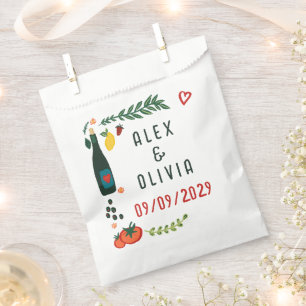 Bolsa De Papel Comida Italiana That's Amore Boda PERSONALIZADA