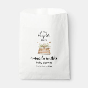 Bolsa De Papel Comienza un Nuevo Capítulo Invitación a la Fiesta 