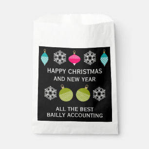 Bolsa De Papel Compañía de Navidades Retro Ornamental