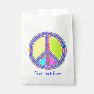 Bolsa De Papel Con colores rellenados Firma PEACE 1