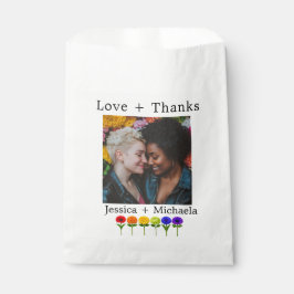 Bolsa De Papel 🌈💍 Con foto Florecer Juntos