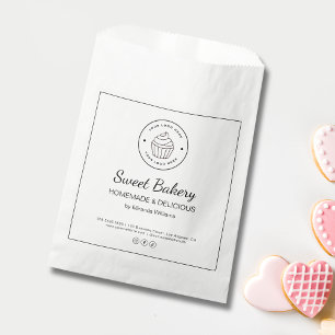 Bolsa de papel con logotipo personalizado para pan