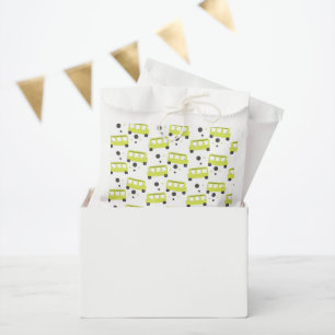 Bolsa De Papel Conductor de autobús escolar Confeti amarillo Maes