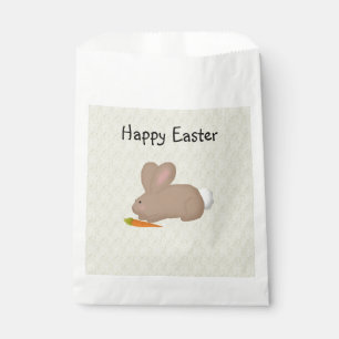 Bolsa De Papel Conejito con el bolso de la invitación de la