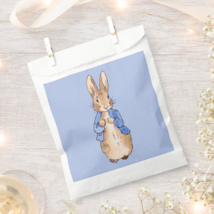 Bolsa De Papel Conejo clásico azul chaqueta de conejo