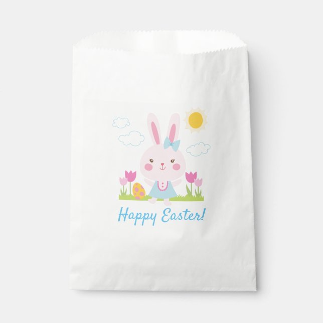Bolsa De Papel Conejo de Pascua (Anverso)