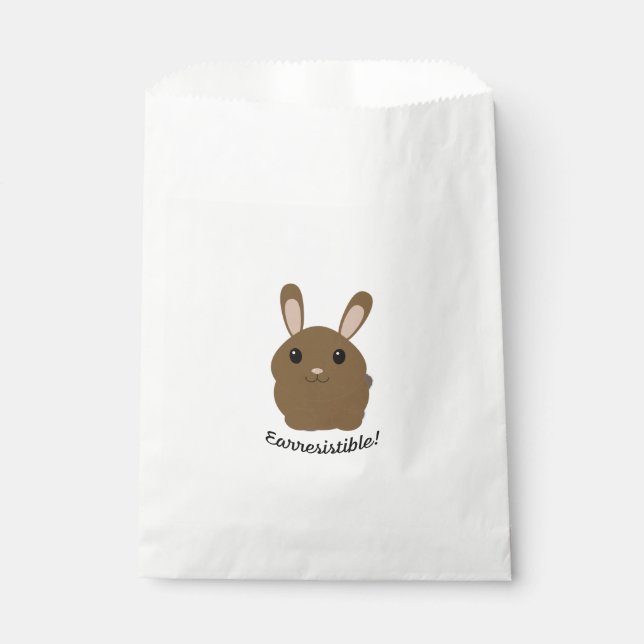 Bolsa De Papel Conejo Earresistible (Anverso)