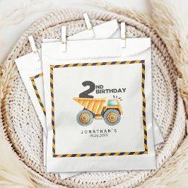 Bolsa De Papel Construction Birthday Boy 2nd