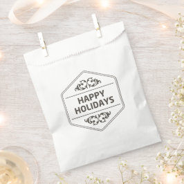 Bolsa De Papel Contento del fondo del Personalizado de vacaciones