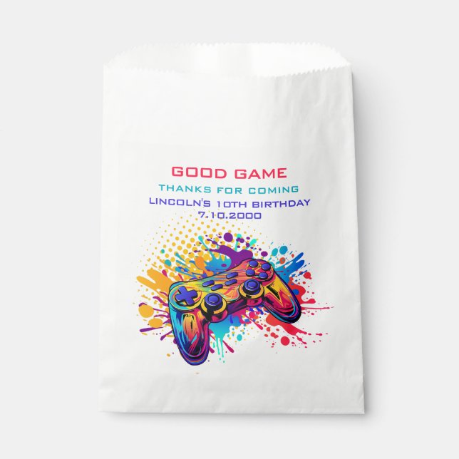 Bolsa De Papel Controlador de videojuegos de nivel (Anverso)